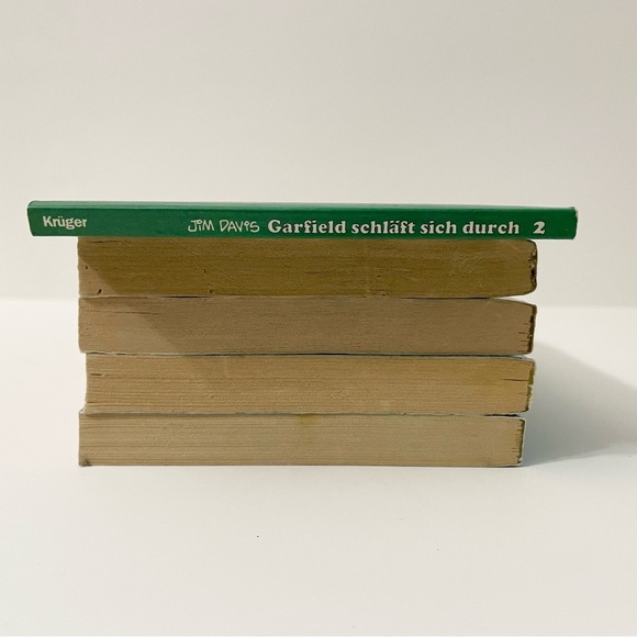 Lot of 5 Disney German Books Mickey Mouse Donald Duck and Garfield - Picture 3 of 16